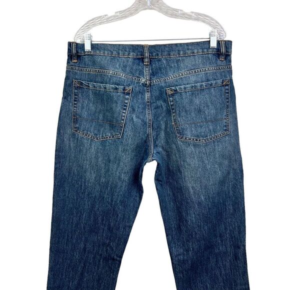 Red Head Brand Co Jeans Straight Leg 5 Pocket Zip Fly Blue Men Size 36Wx30L - Picture 6 of 6